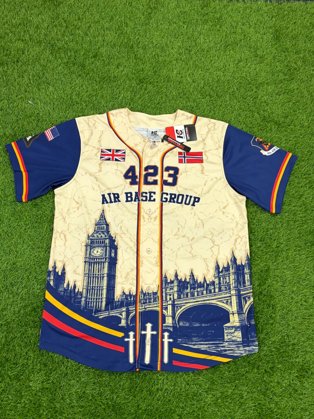 Custom team uniform manufactured by Kinexa Sportswear