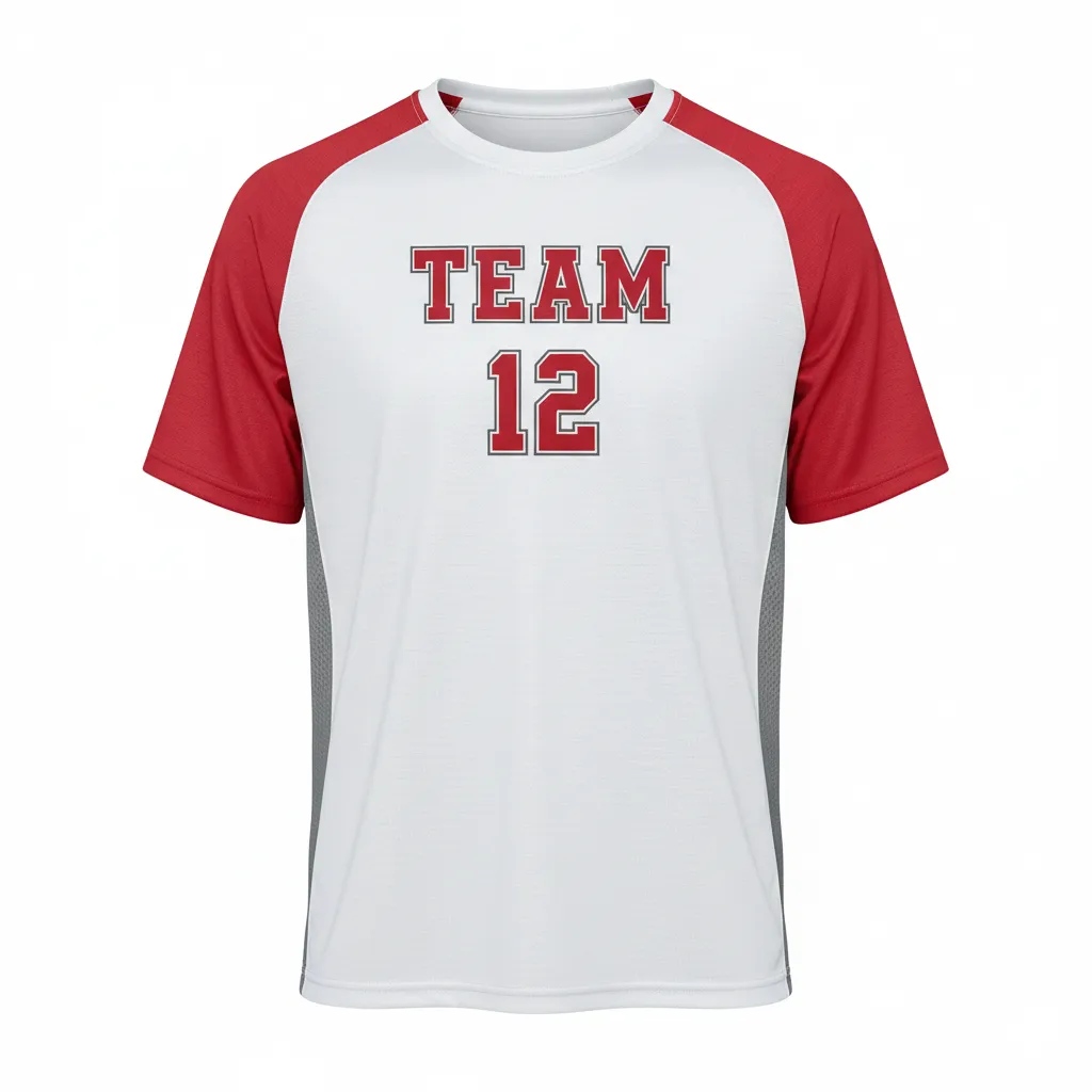 Custom Baseball Short Sleeve Practice T-Shirt - Front View - KINEXA