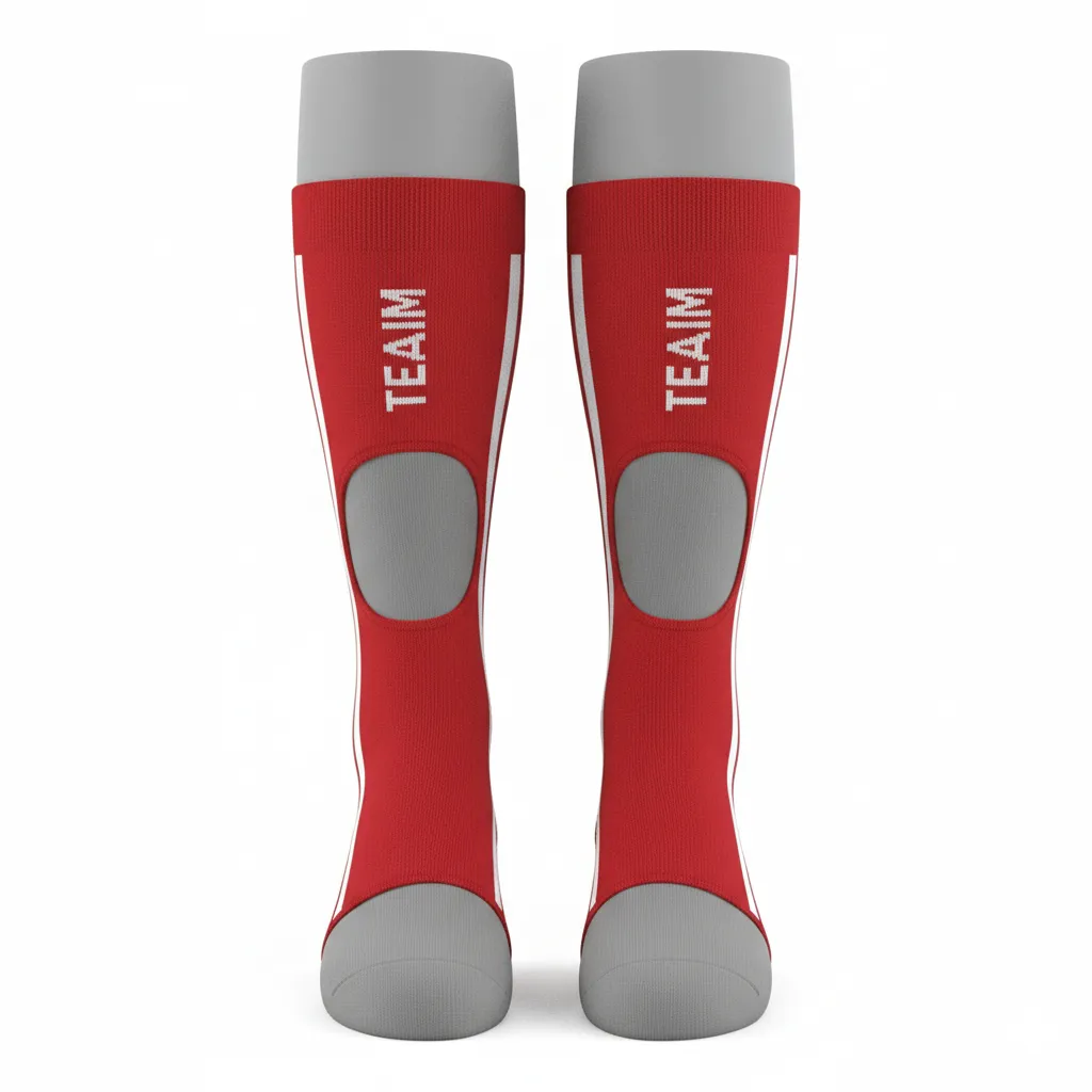 Custom Baseball Stirrup Socks - Front View - KINEXA