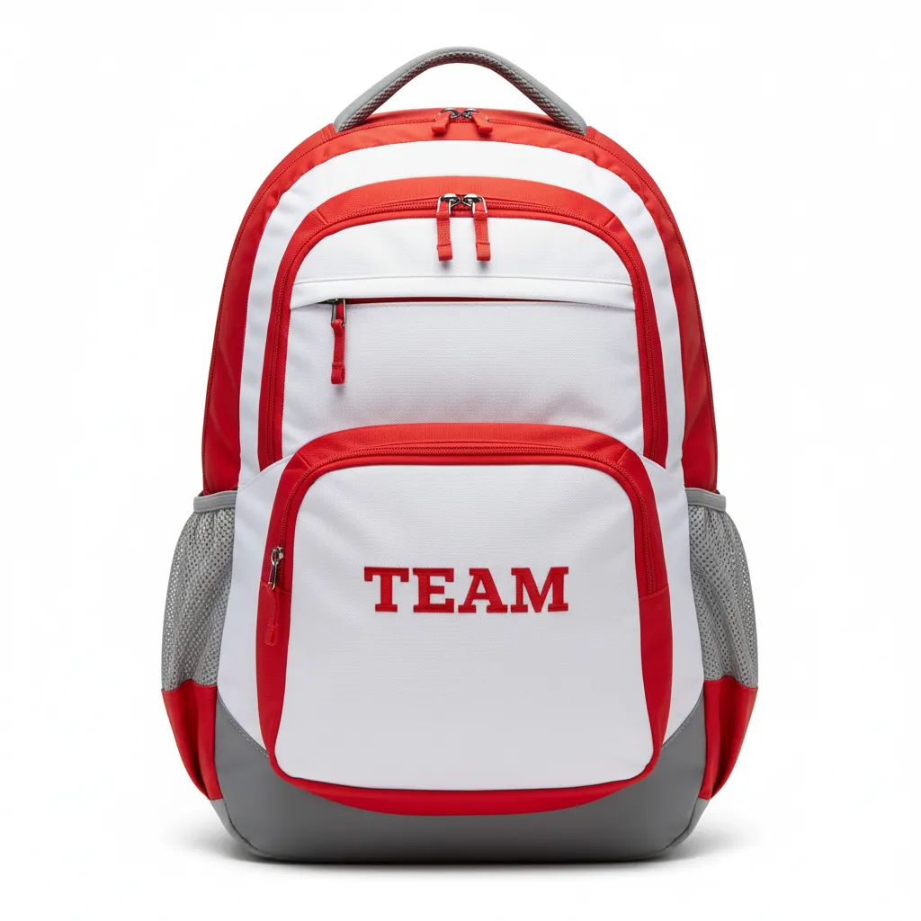 Custom Baseball Team Backpack - Front View - KINEXA
