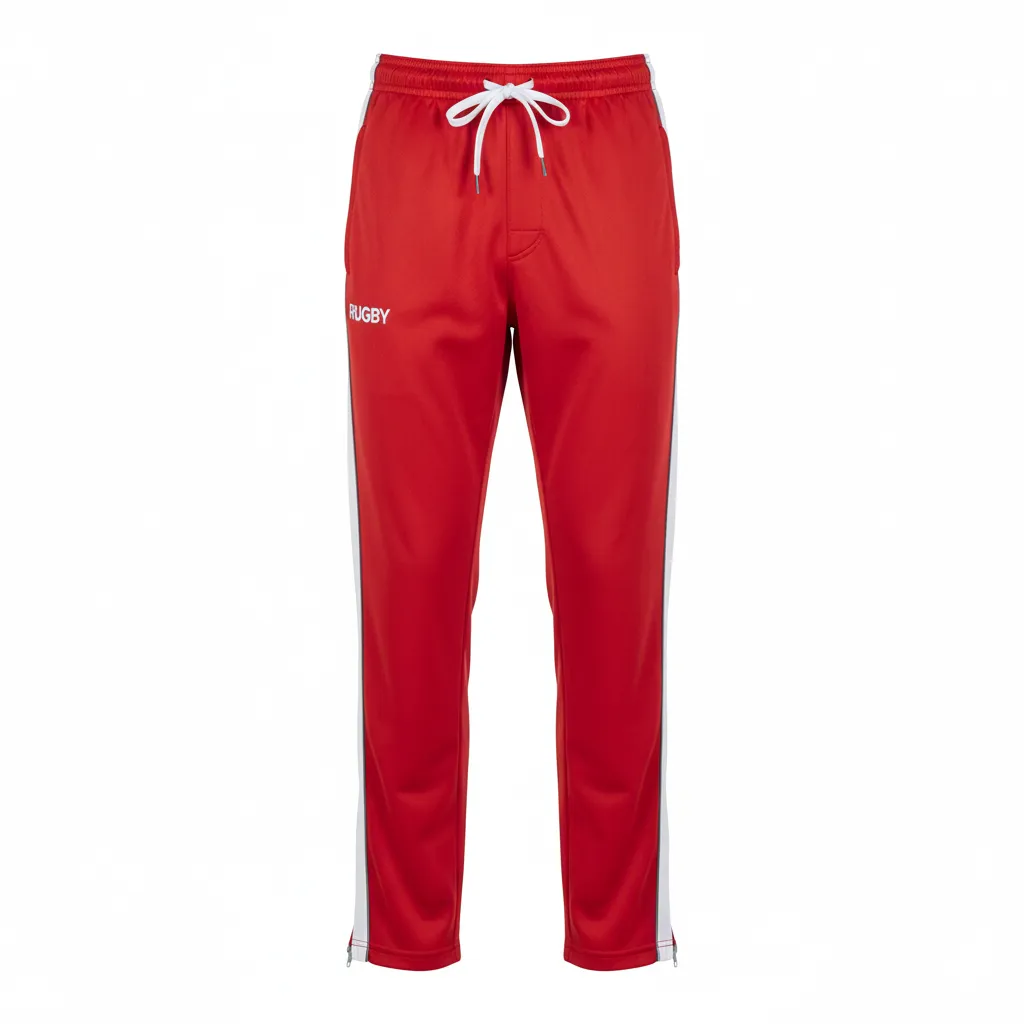 Custom Rugby Track Pants - Front View - KINEXA