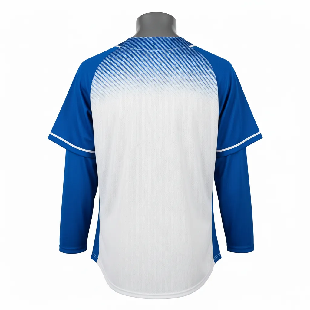 Custom Baseball Practice Jerseys - Back View - KINEXA