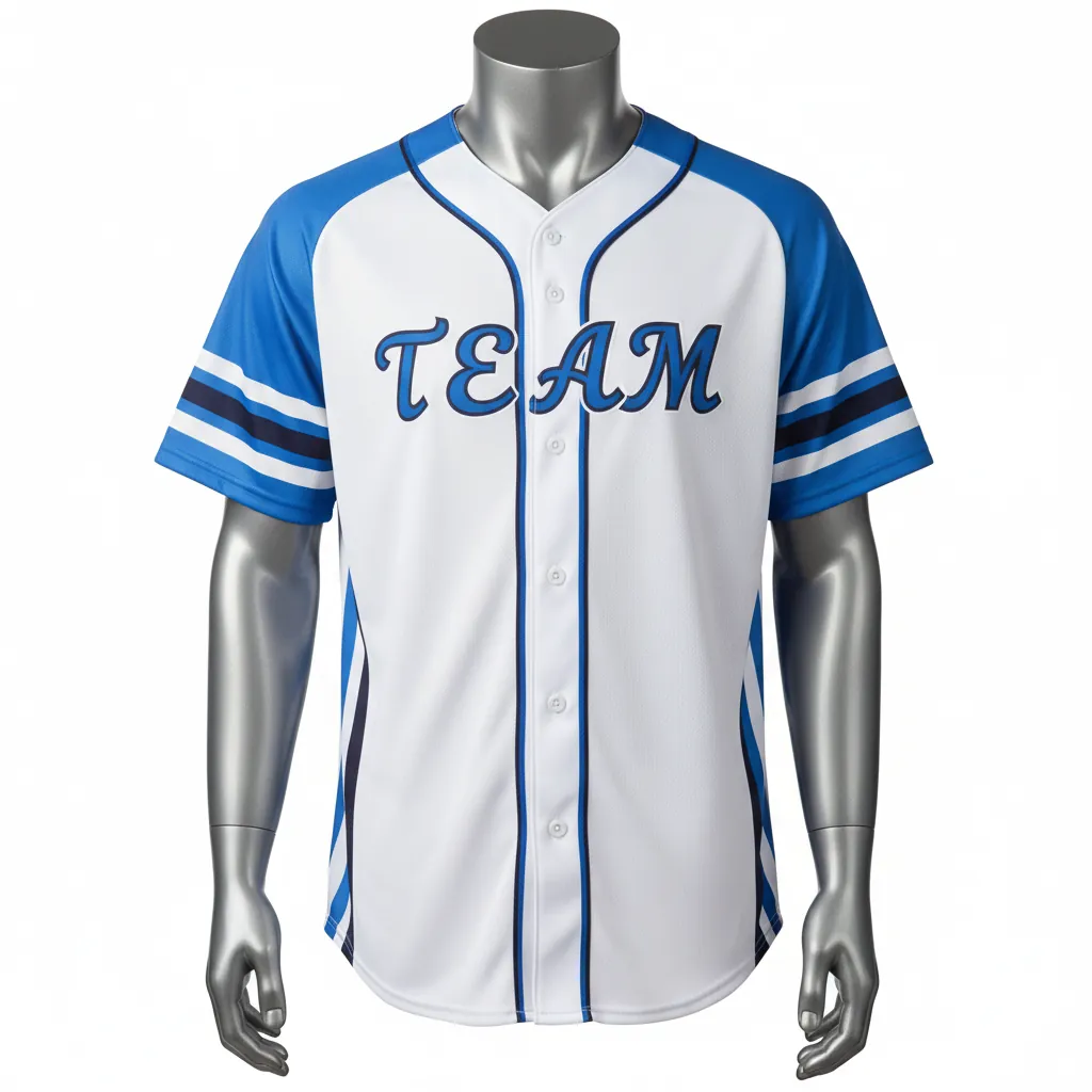 Full Button Baseball Jersey