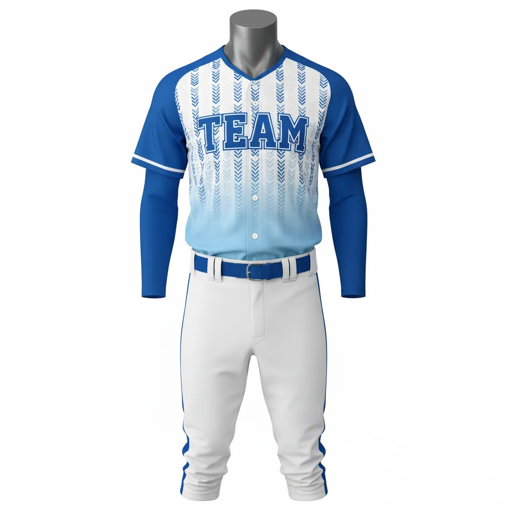 Full Button Baseball Uniform Set