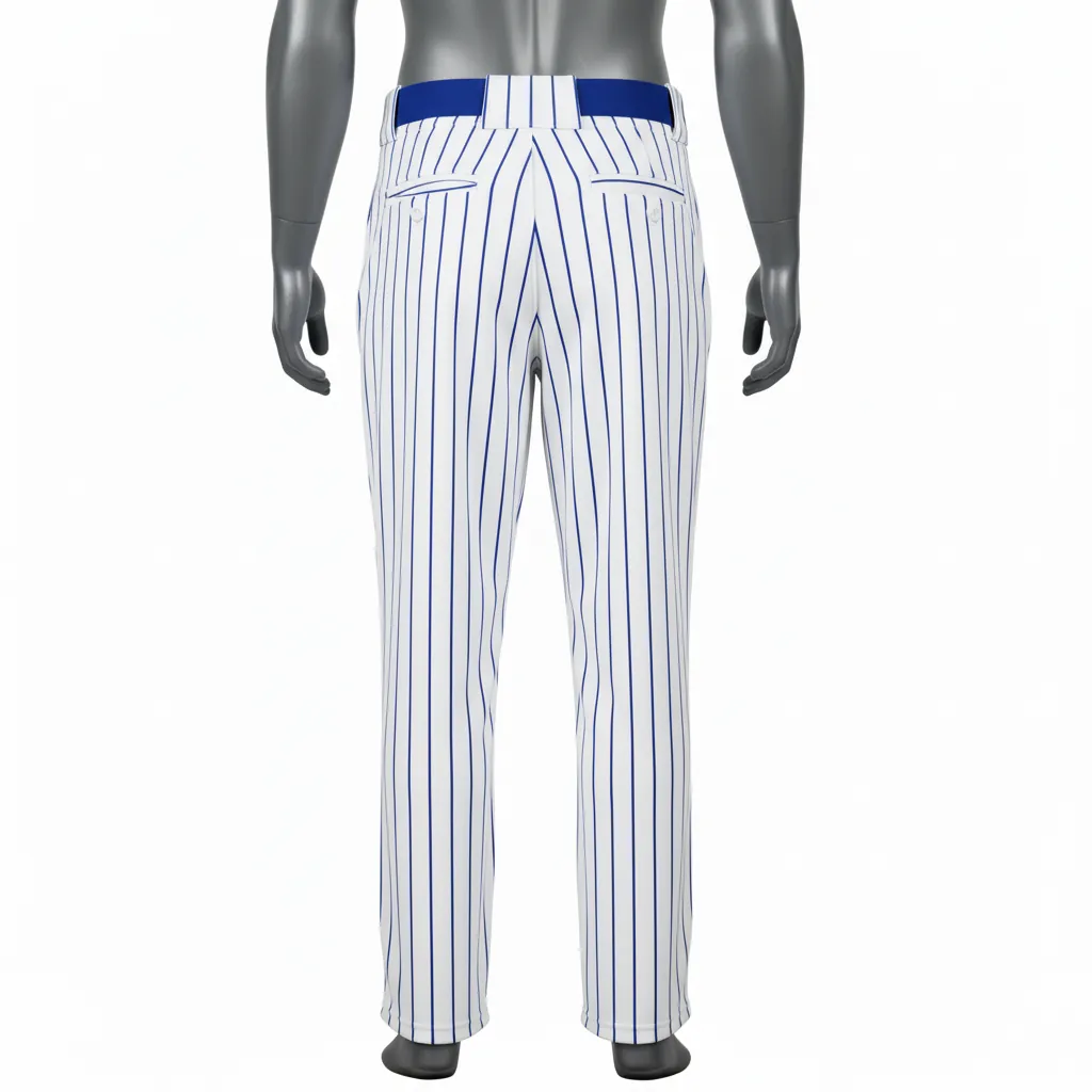 Custom Full Length Baseball Pants - Back View - KINEXA