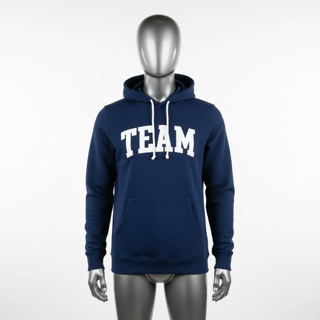 Custom Baseball Pullover Baseball Hoodie - Navy - Solid - Front View - Kinexa Sportswear