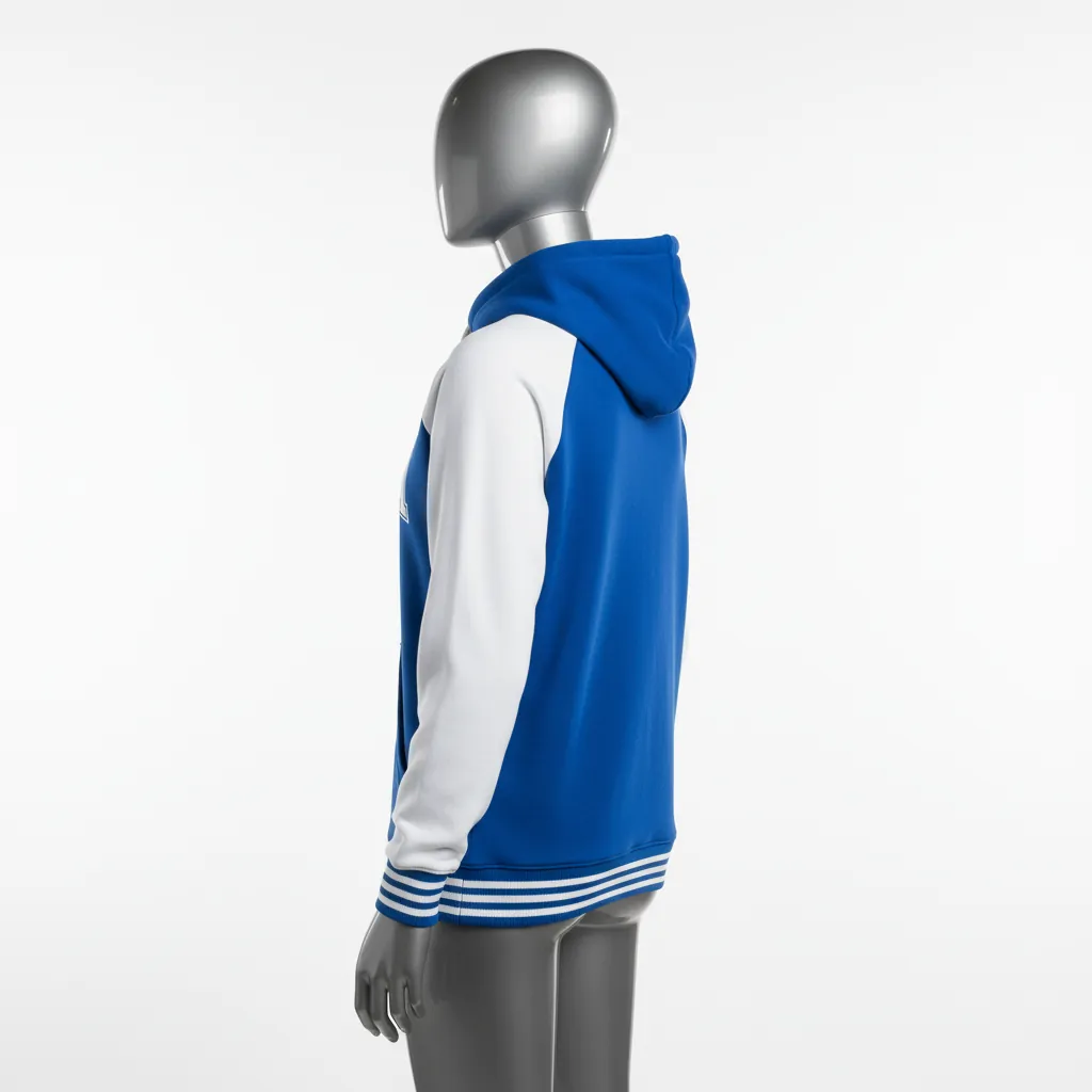 Custom Baseball Pullover Hoodies - Back View - KINEXA