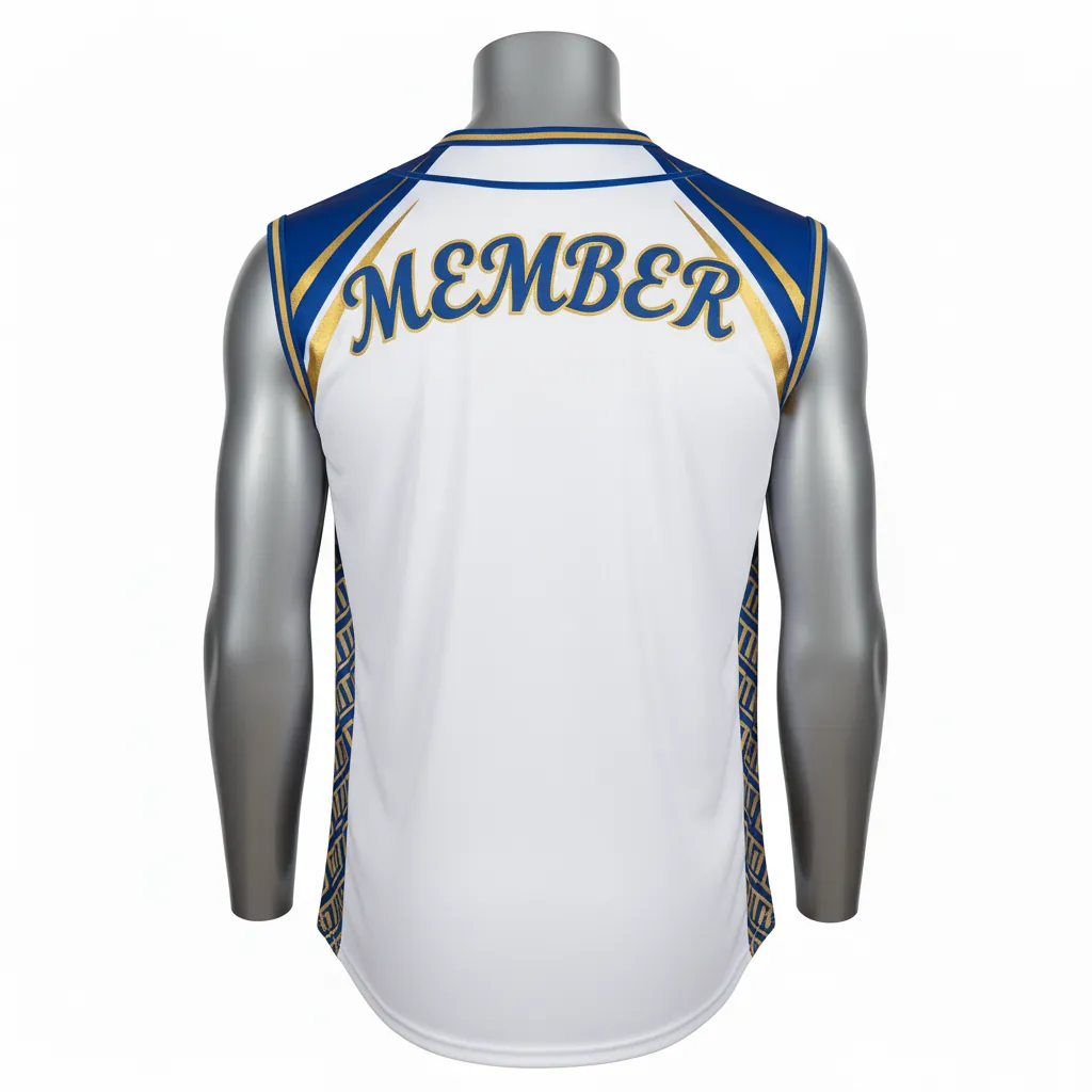 Custom Sleeveless Baseball Jerseys - Back View - KINEXA