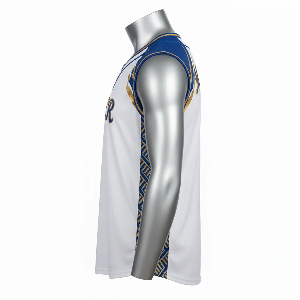 Custom Sleeveless Baseball Jerseys - Side View - KINEXA