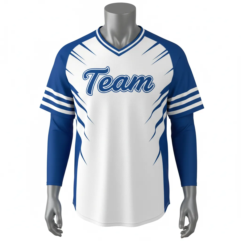 V-Neck Baseball Jersey