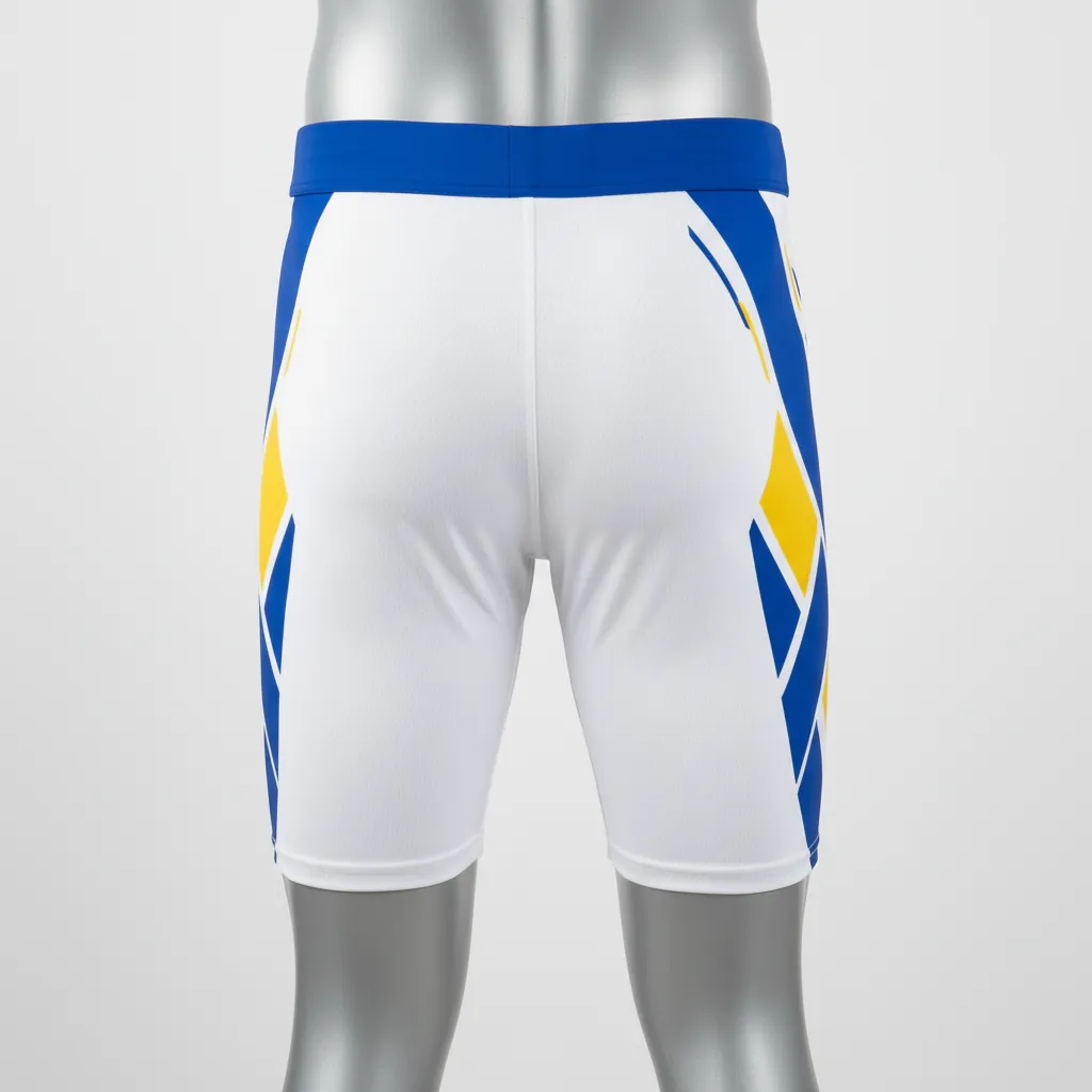 Custom Basketball Compression Shorts - Back View - KINEXA