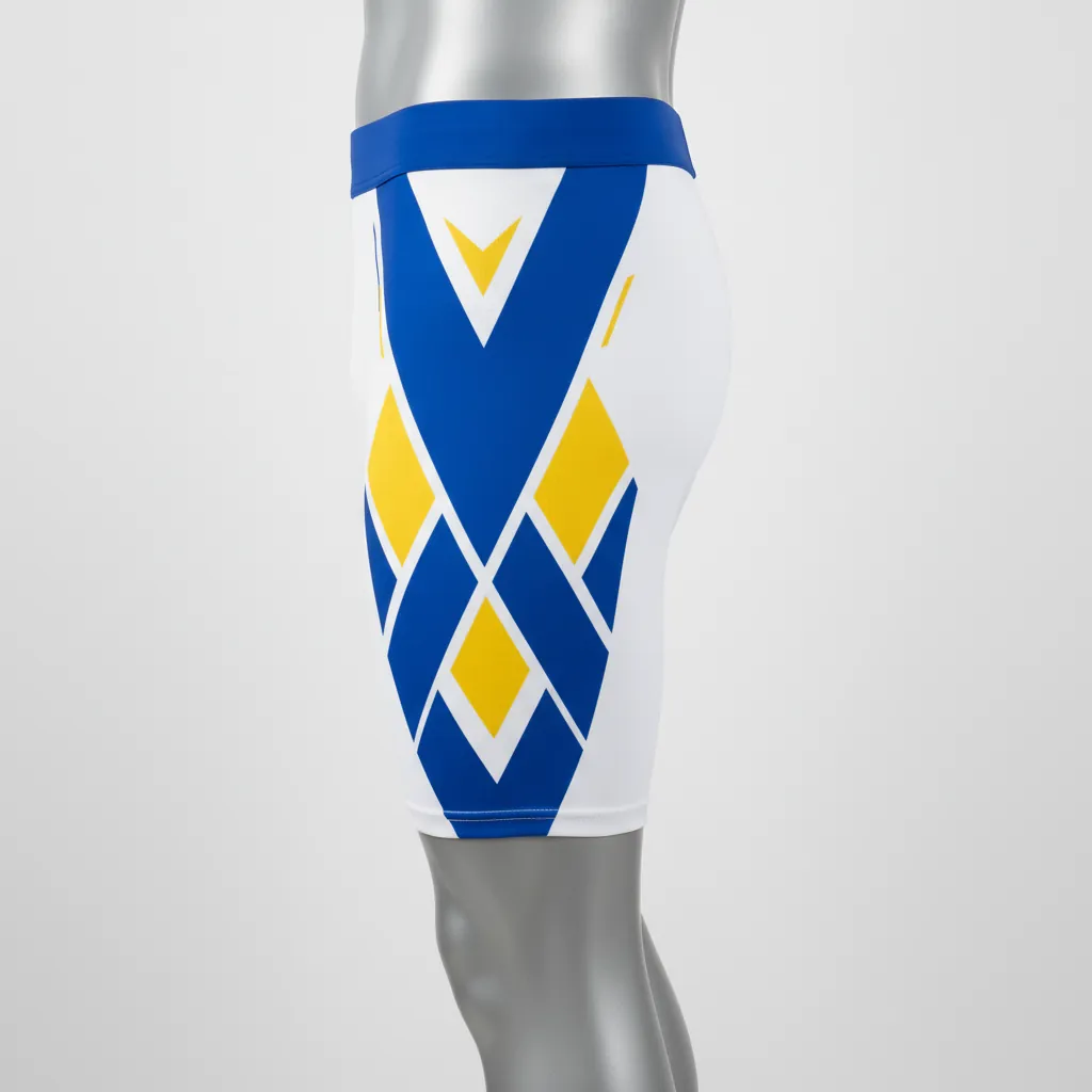 Custom Basketball Compression Shorts - Side View - KINEXA