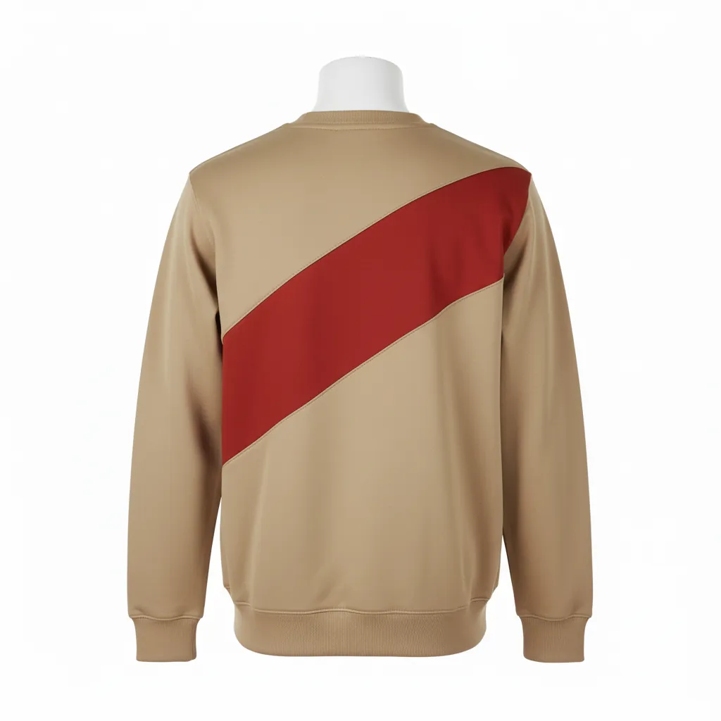 Custom Basketball Crewneck Sweatshirt - Custom Design - Coyotes - Back View - Kinexa Sportswear