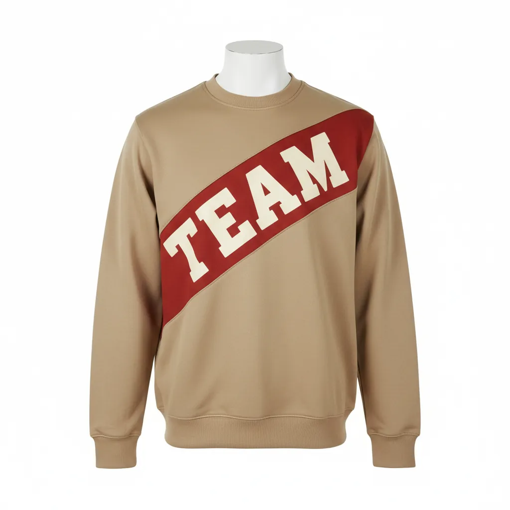 Custom Basketball Crewneck Sweatshirt - Custom Design - Coyotes - Front View - Kinexa Sportswear