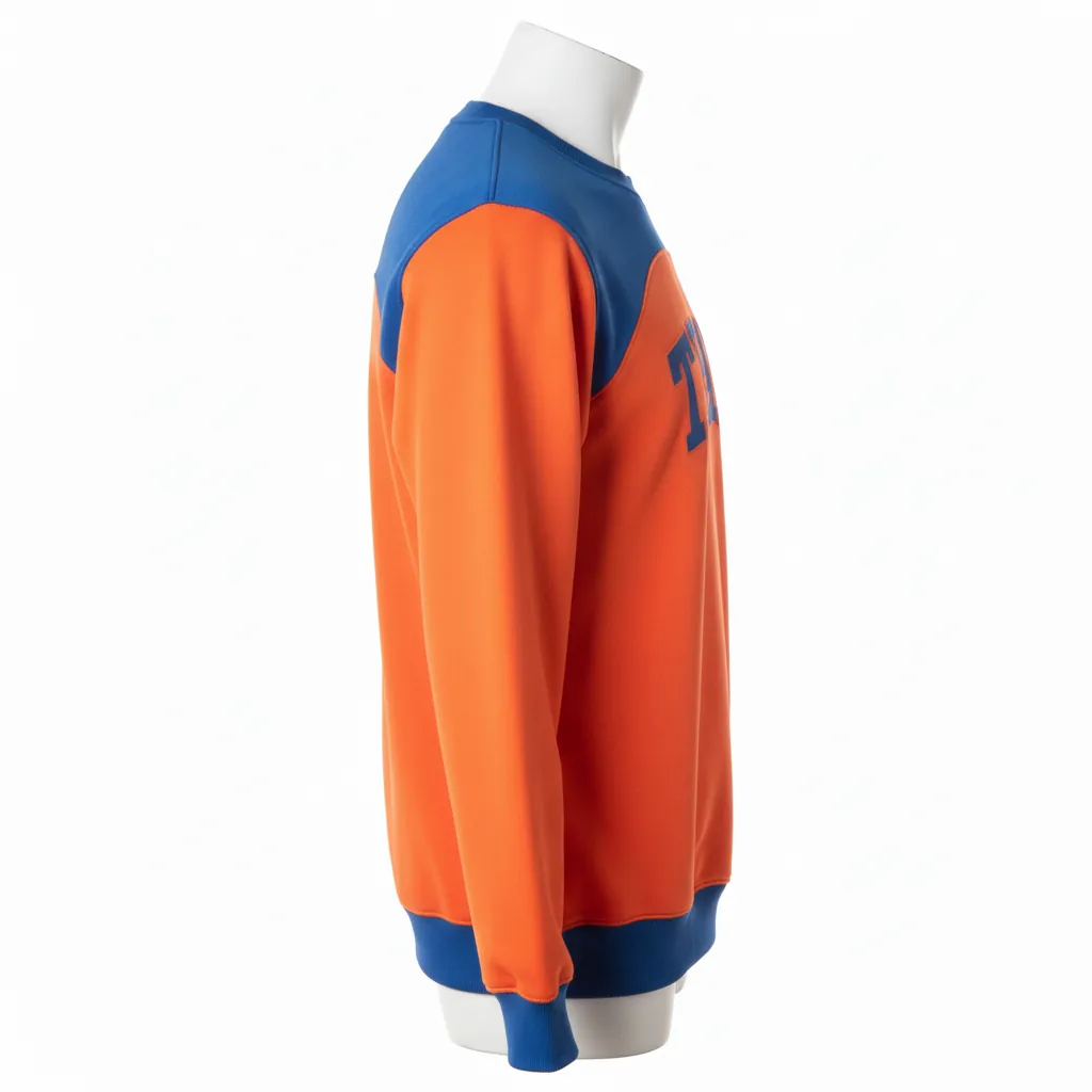 Custom Basketball Crewneck Sweatshirt - Custom Design - Gators - Side View - Kinexa Sportswear