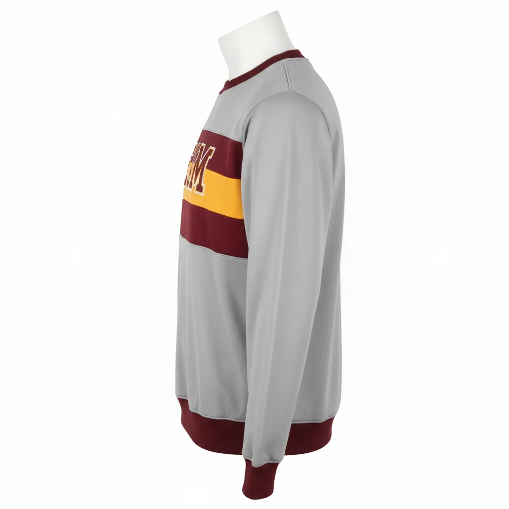 Custom Basketball Crewneck Sweatshirt - Custom Design - Owls - Side View - Kinexa Sportswear