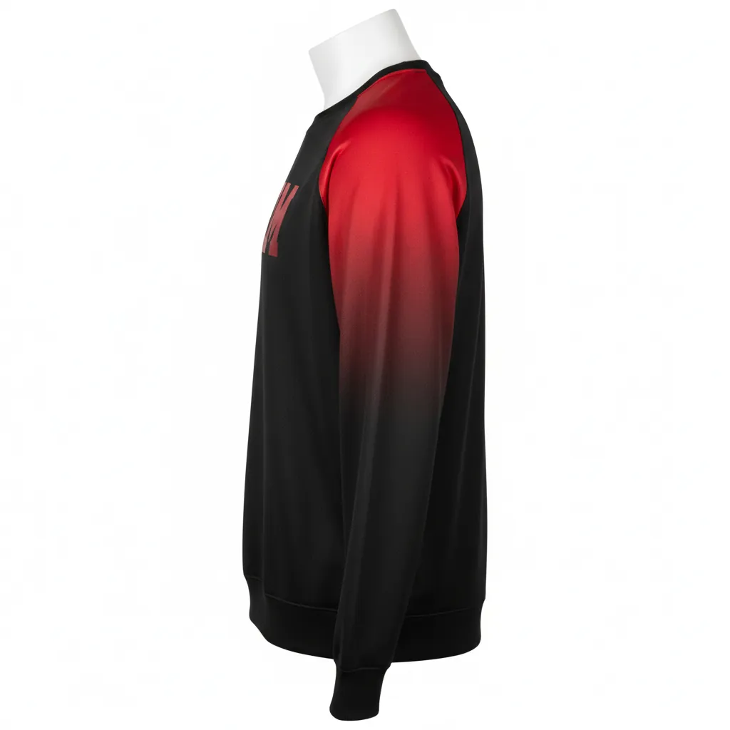 Custom Basketball Crewneck Sweatshirt - Custom Design - Scorpions - Side View - Kinexa Sportswear