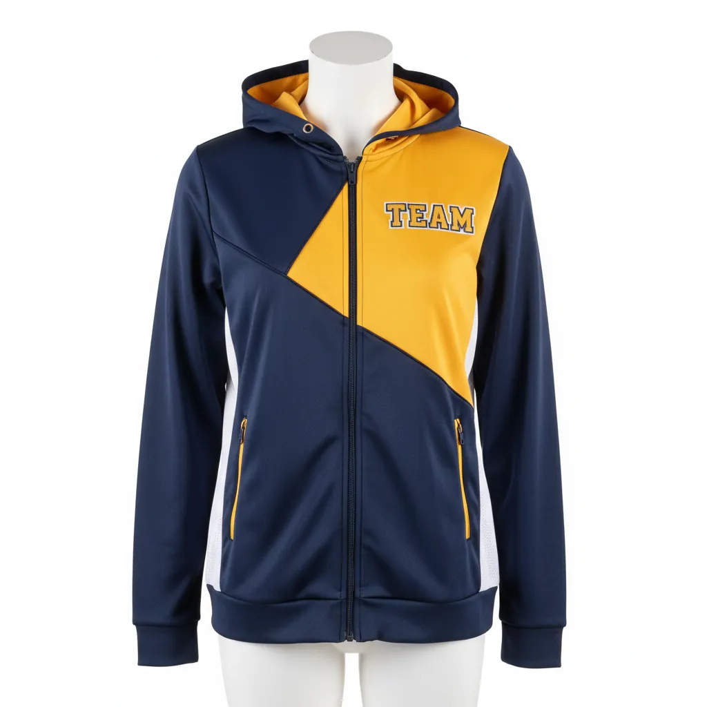 Custom Basketball Full Zip Basketball Hoodie - Custom Design - Eagles - Front View - Kinexa Sportswear