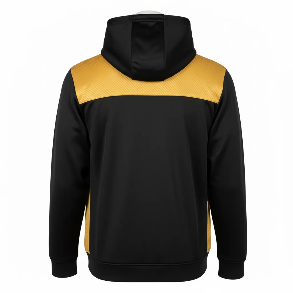 Custom Basketball Full Zip Basketball Hoodie - Custom Design - Elite - Back View - Kinexa Sportswear