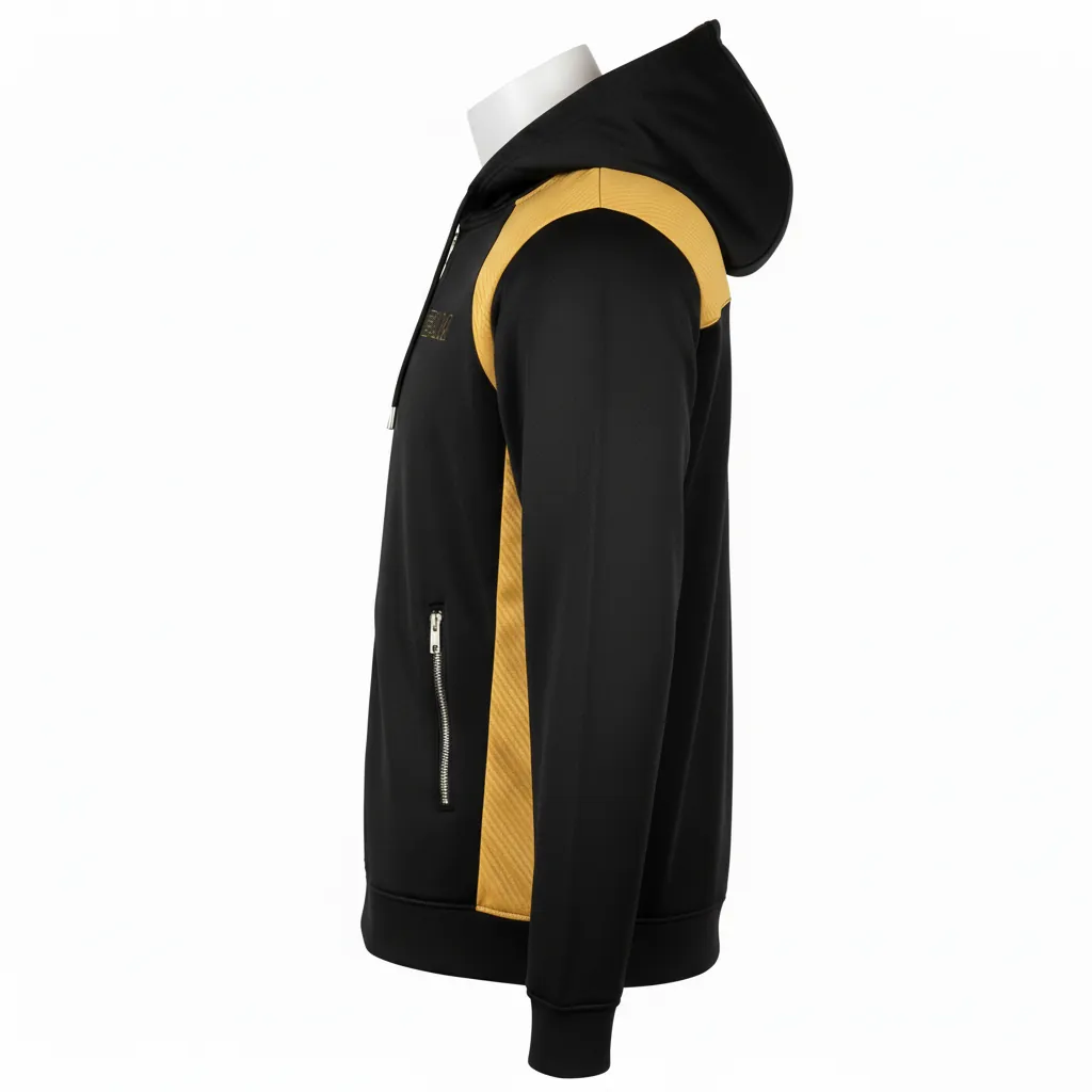 Custom Basketball Full Zip Basketball Hoodie - Custom Design - Elite - Side View - Kinexa Sportswear