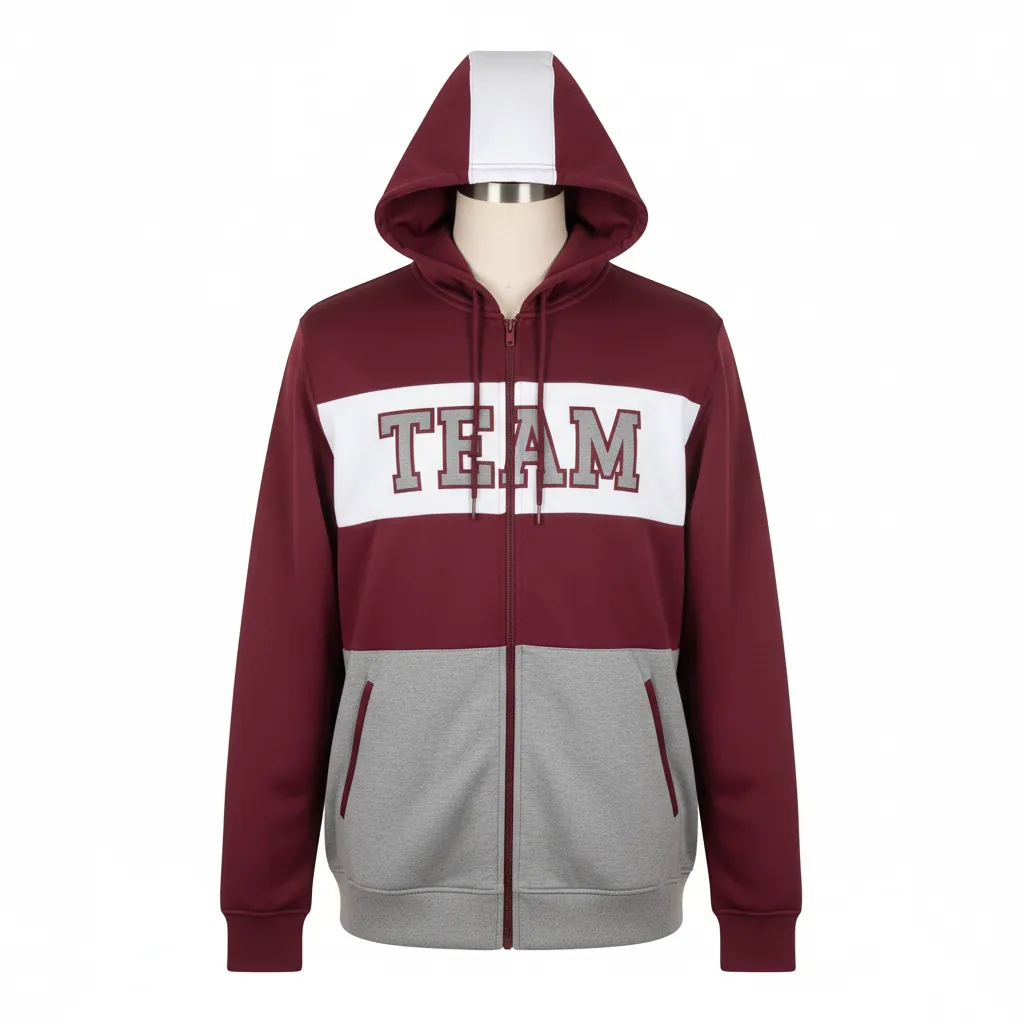 Full Zip Basketball Hoodie