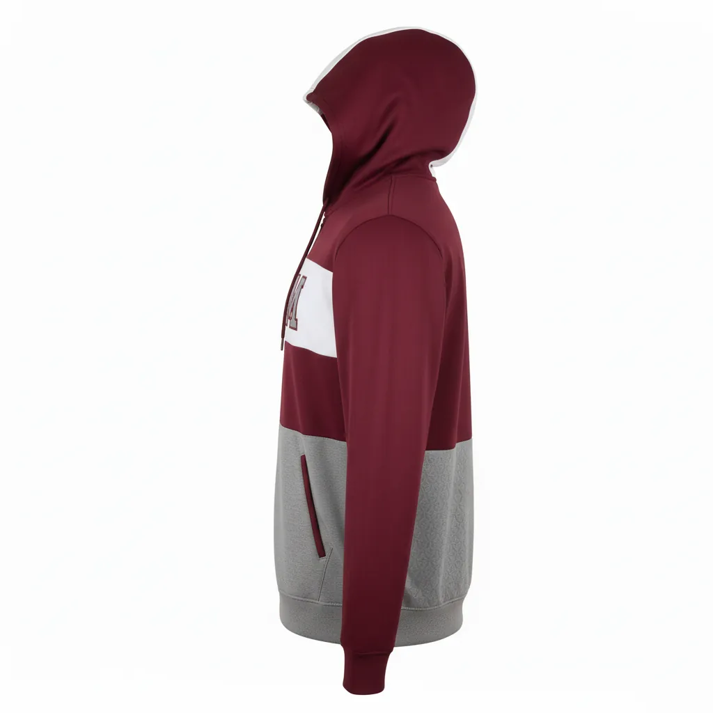 Custom Basketball Full Zip Hoodies - Side View - KINEXA