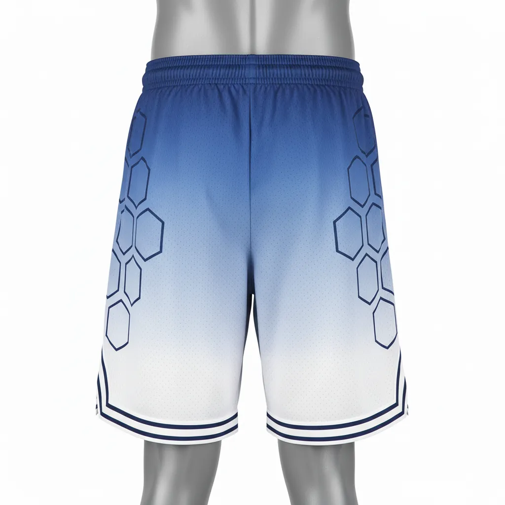 Custom Basketball Performance Shorts - Back View - KINEXA