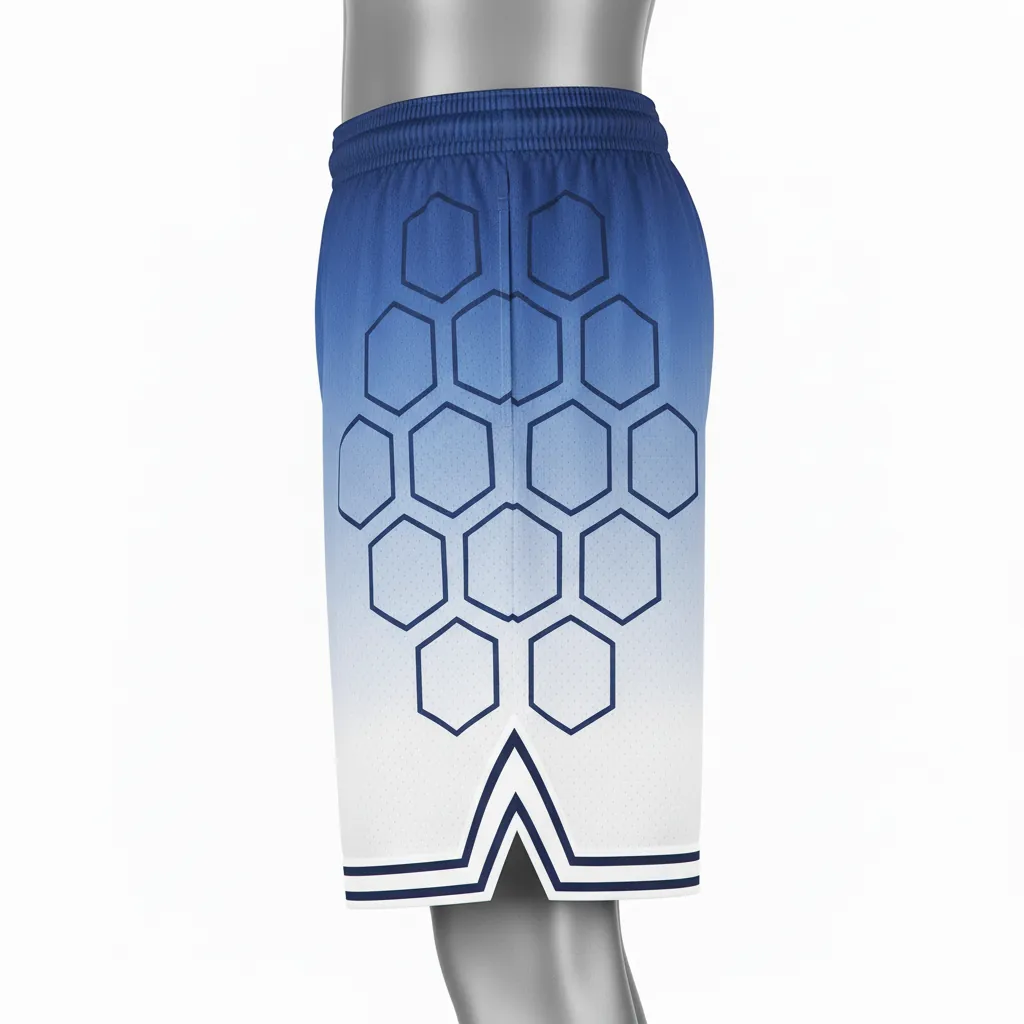 Custom Basketball Performance Shorts - Side View - KINEXA