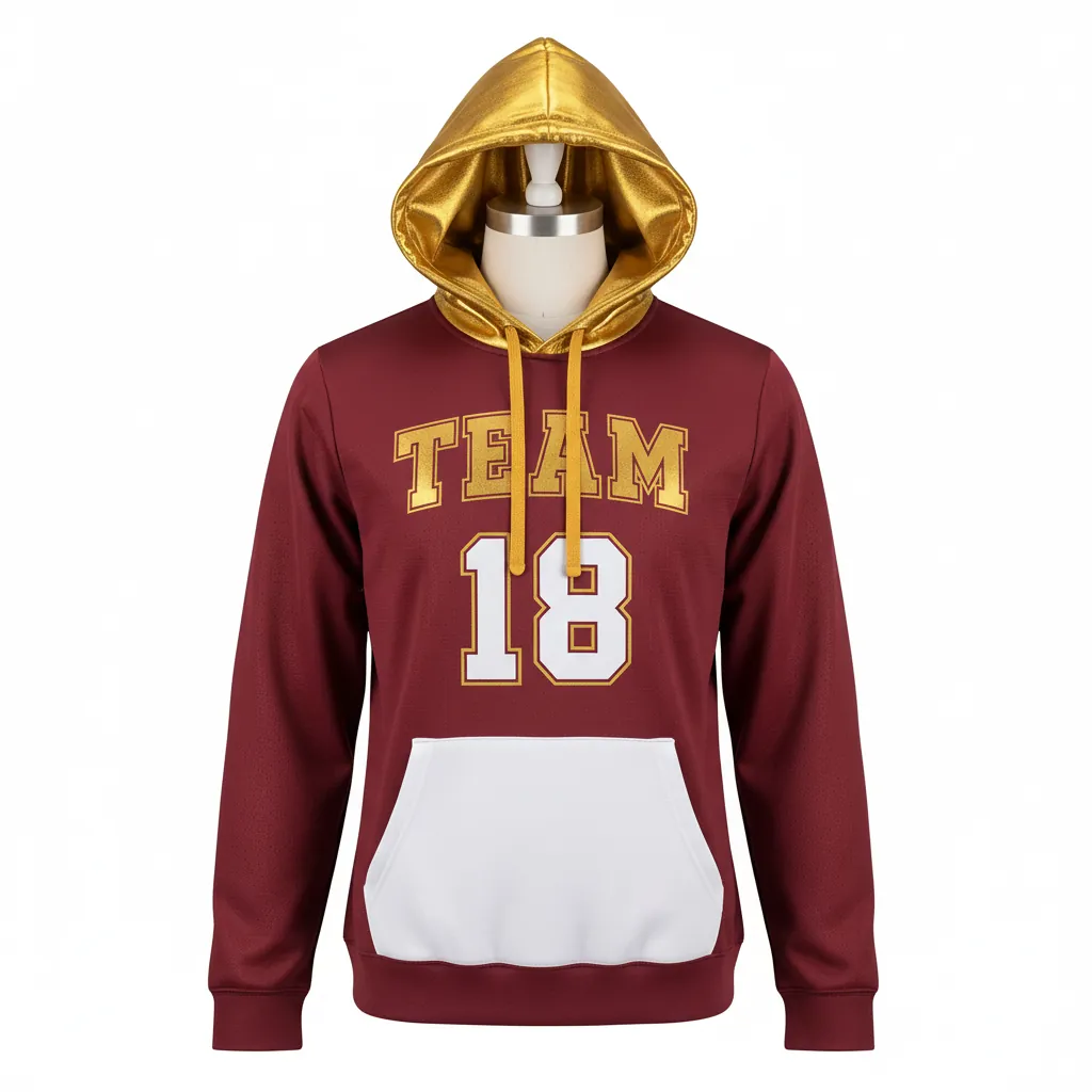 Custom Basketball Pullover Basketball Hoodie - Custom Design - Falcons - Front View - Kinexa Sportswear