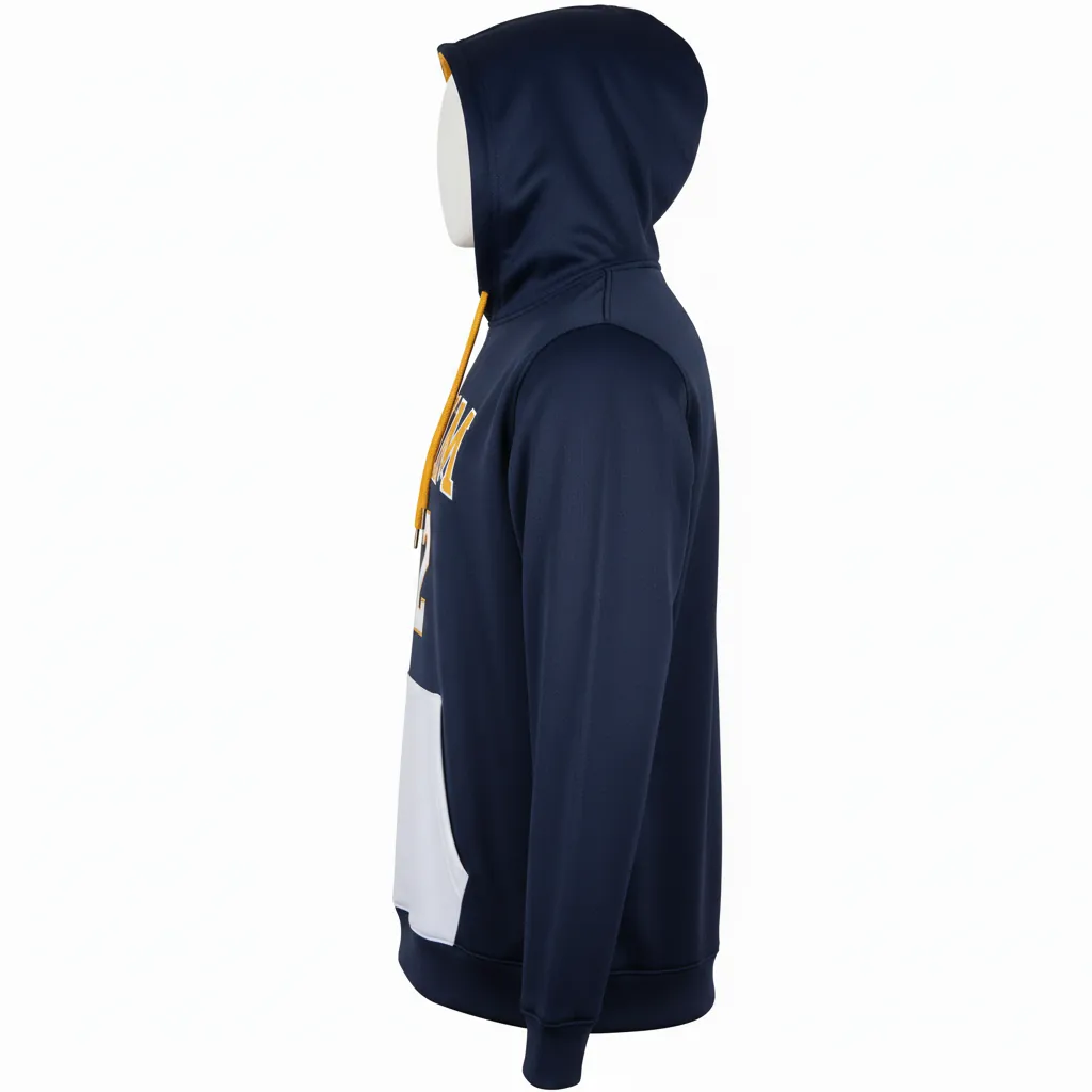 Custom Basketball Pullover Basketball Hoodie - Custom Design - Knights - Side View - Kinexa Sportswear