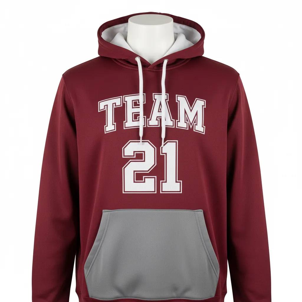 Custom Basketball Pullover Basketball Hoodie - Custom Design - Lions - Front View - Kinexa Sportswear