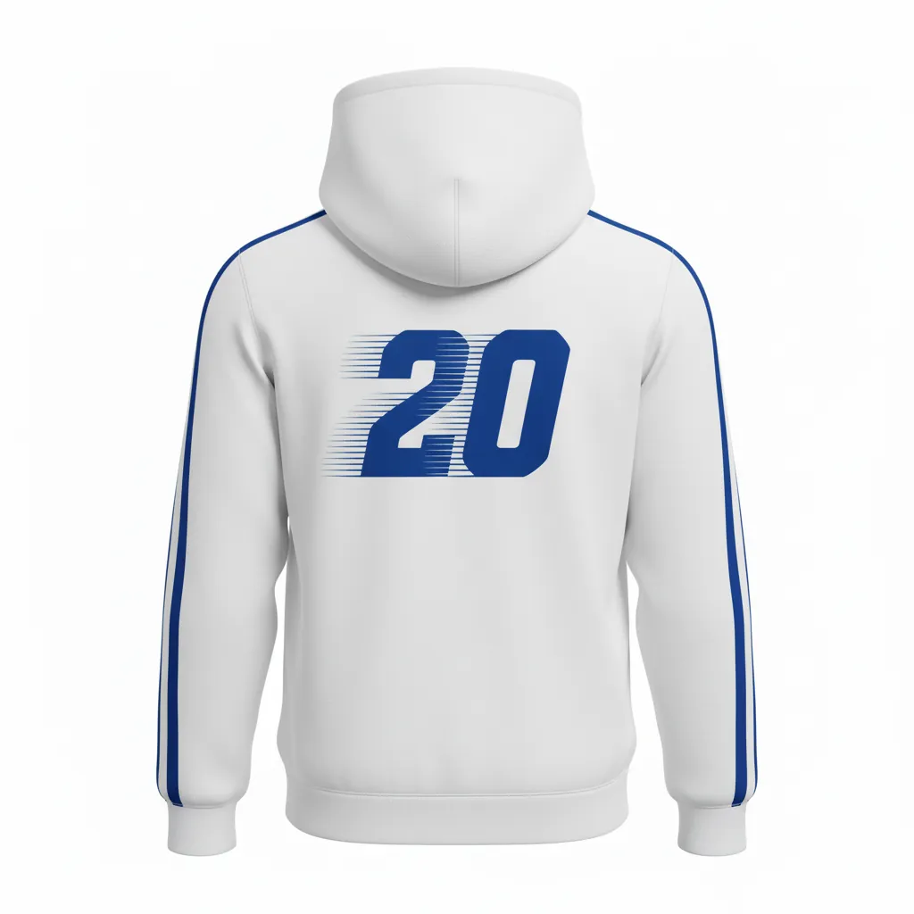 Custom Basketball Pullover Basketball Hoodie - Custom Design - Mustangs - Back View - Kinexa Sportswear