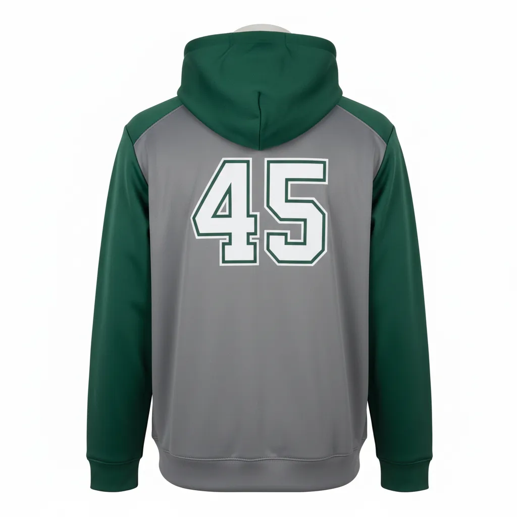 Custom Basketball Pullover Hoodies - Back View - KINEXA
