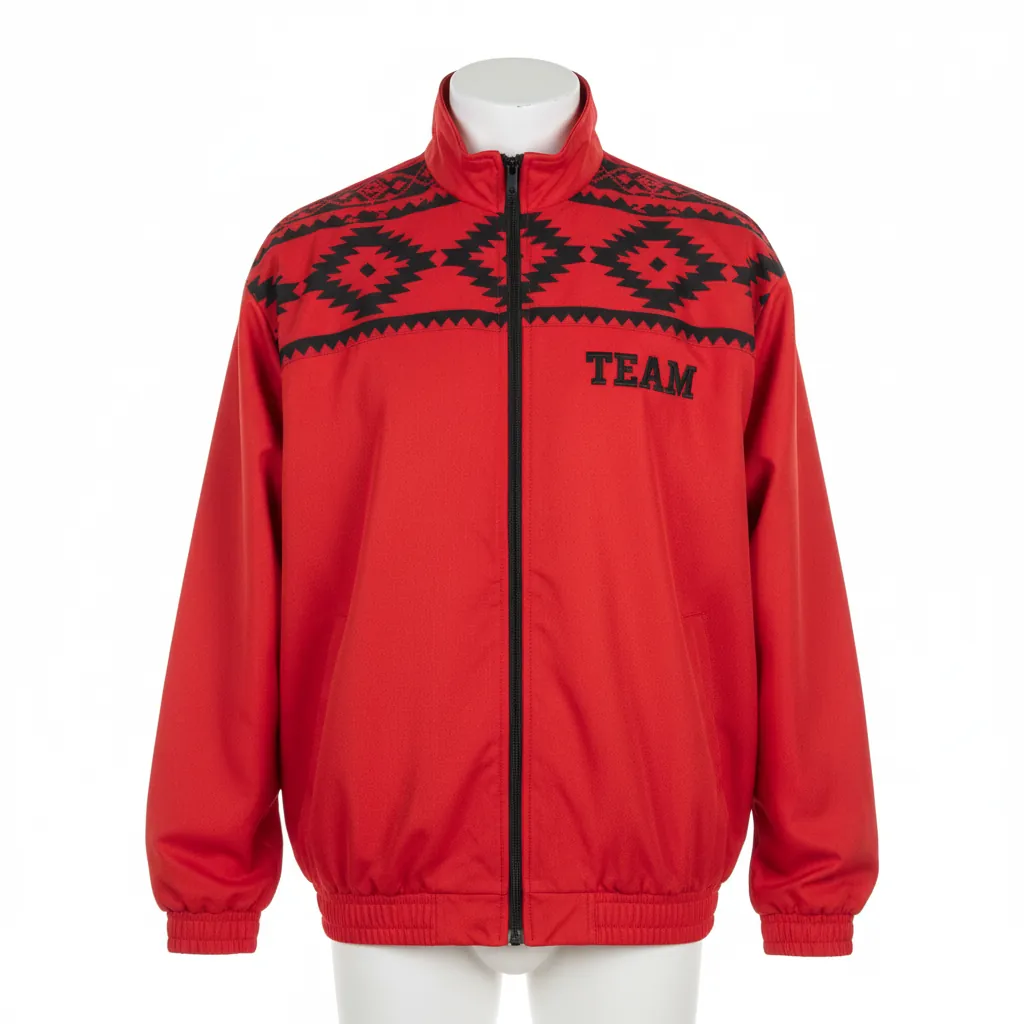 Custom Basketball Shooting Jacket - Custom Design - Aztecs - Front View - Kinexa Sportswear