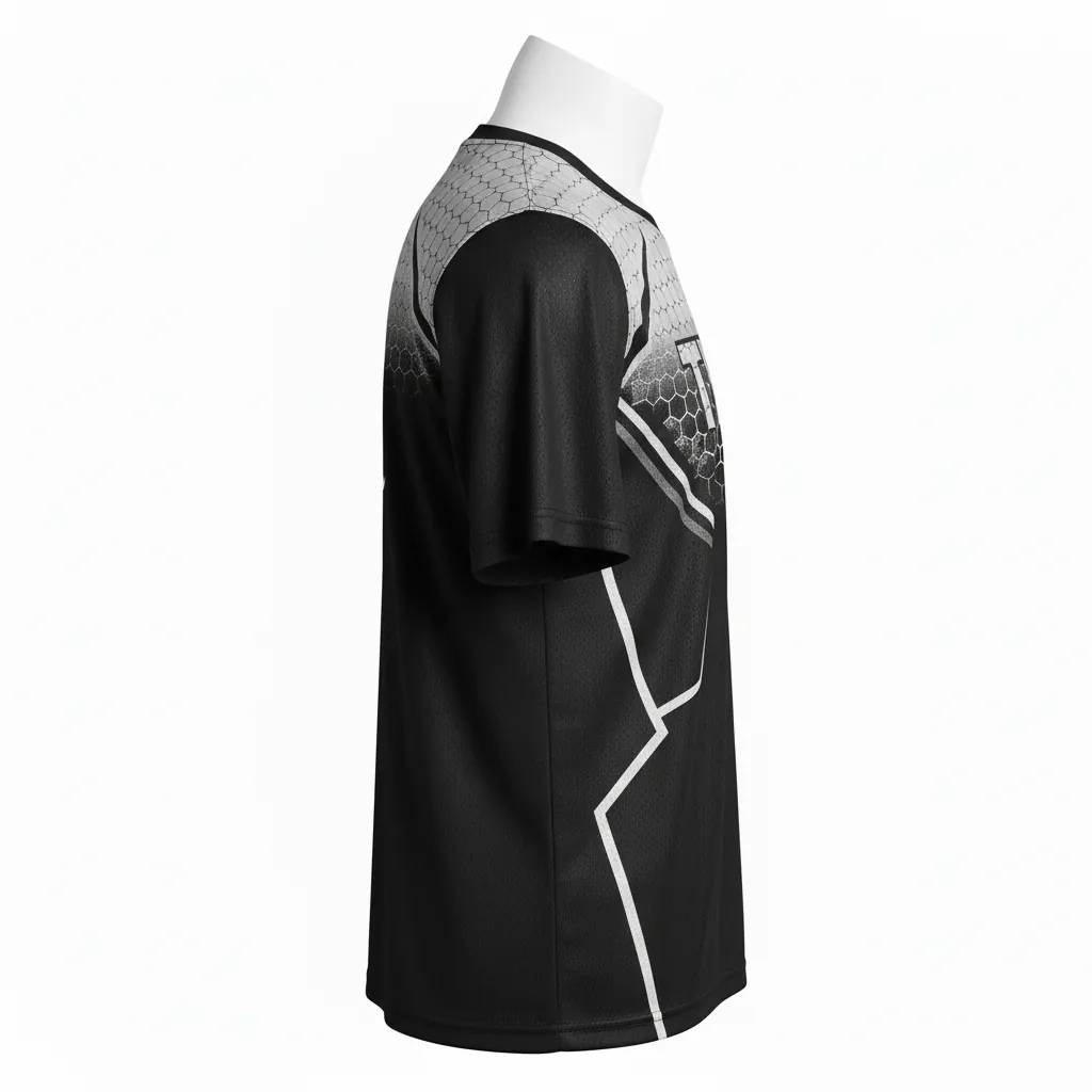 Custom Basketball Practice T-Shirts - Side View - KINEXA