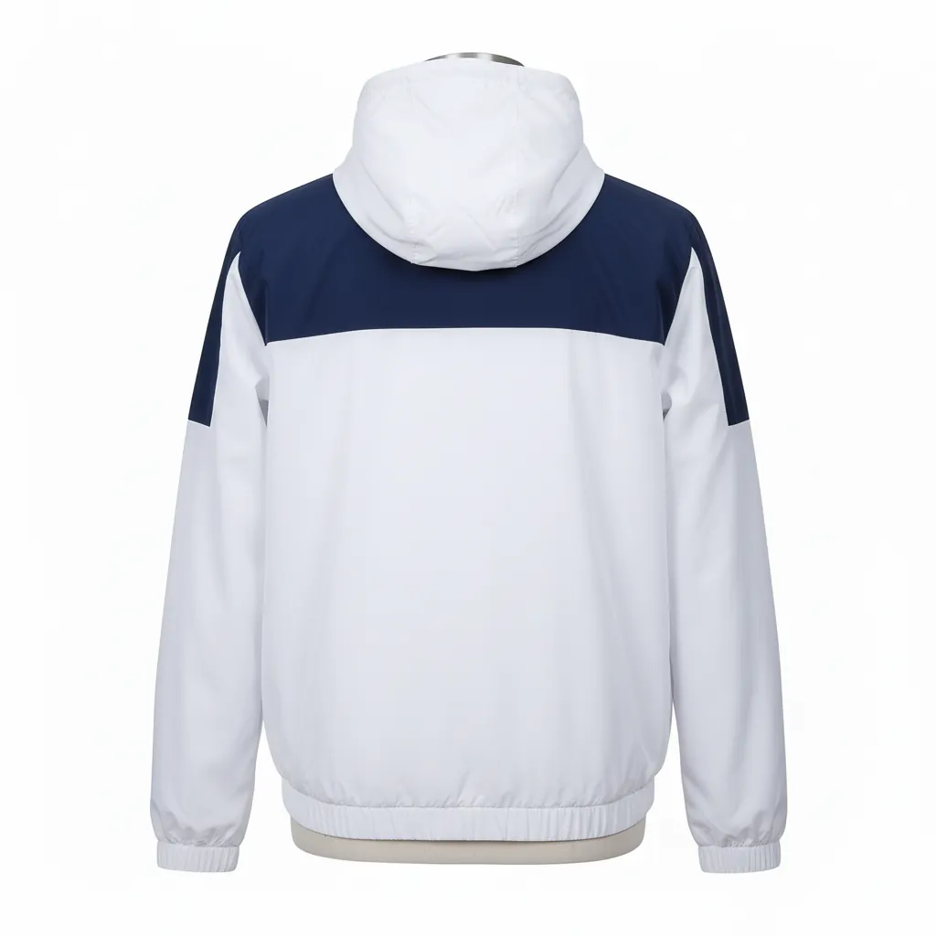 Custom Basketball Windbreaker Jackets - Back View - KINEXA