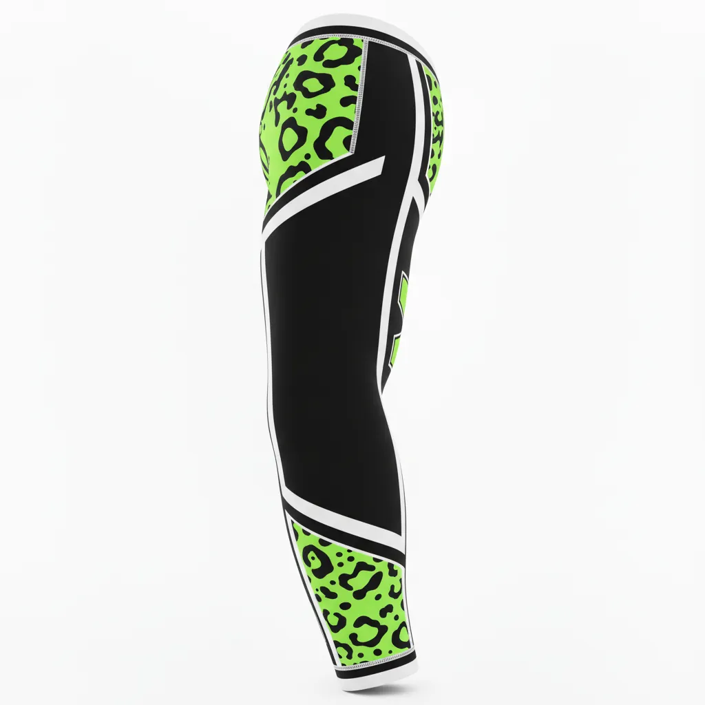 Custom Esports Arm Sleeve - Yellow, White - All Blacks Electric - Side View - Kinexa Sportswear