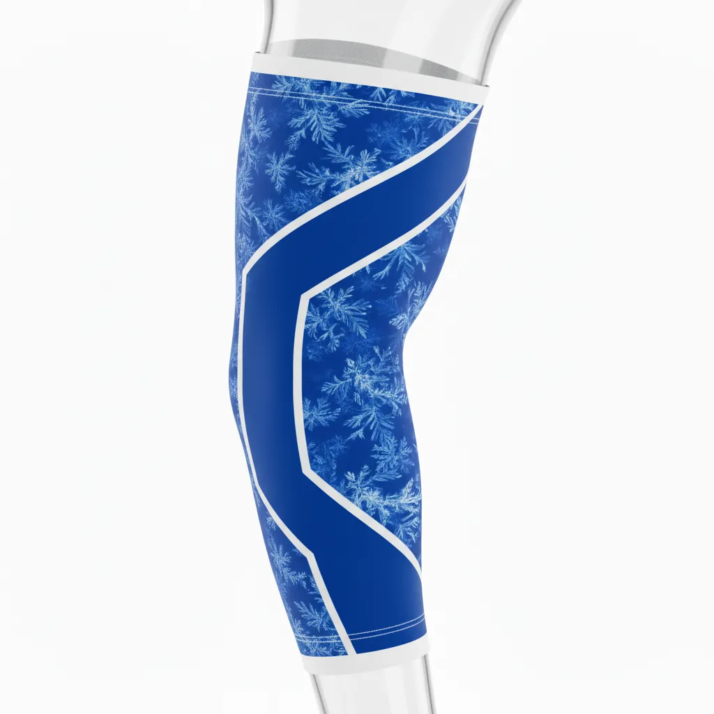 Custom Esports Arm Sleeve - Blue, White - All Blacks Royal - Side View - Kinexa Sportswear