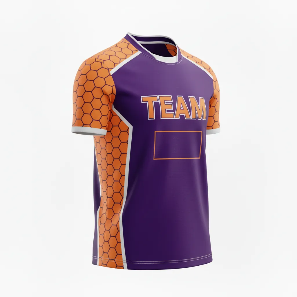Custom Esports Esports Jersey - Orange, Silver - Pro All Blacks Flame - Front View - Kinexa Sportswear