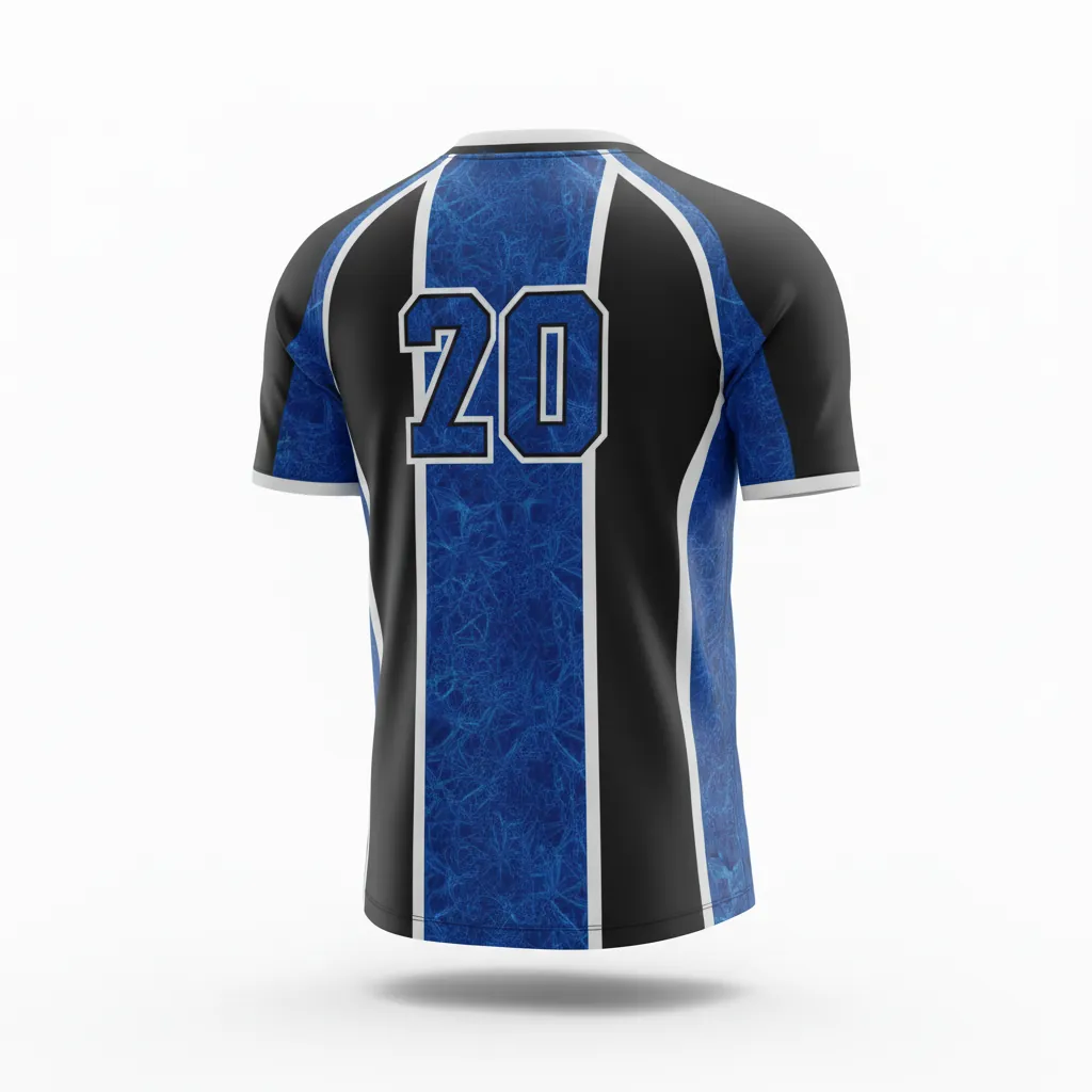 Custom Esports Esports Jersey - Blue, White - Pro All Blacks Royal - Back View - Kinexa Sportswear