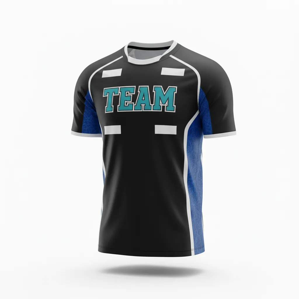 Custom Esports Esports Jersey - Teal, White - Pro All Blacks - Front View - Kinexa Sportswear