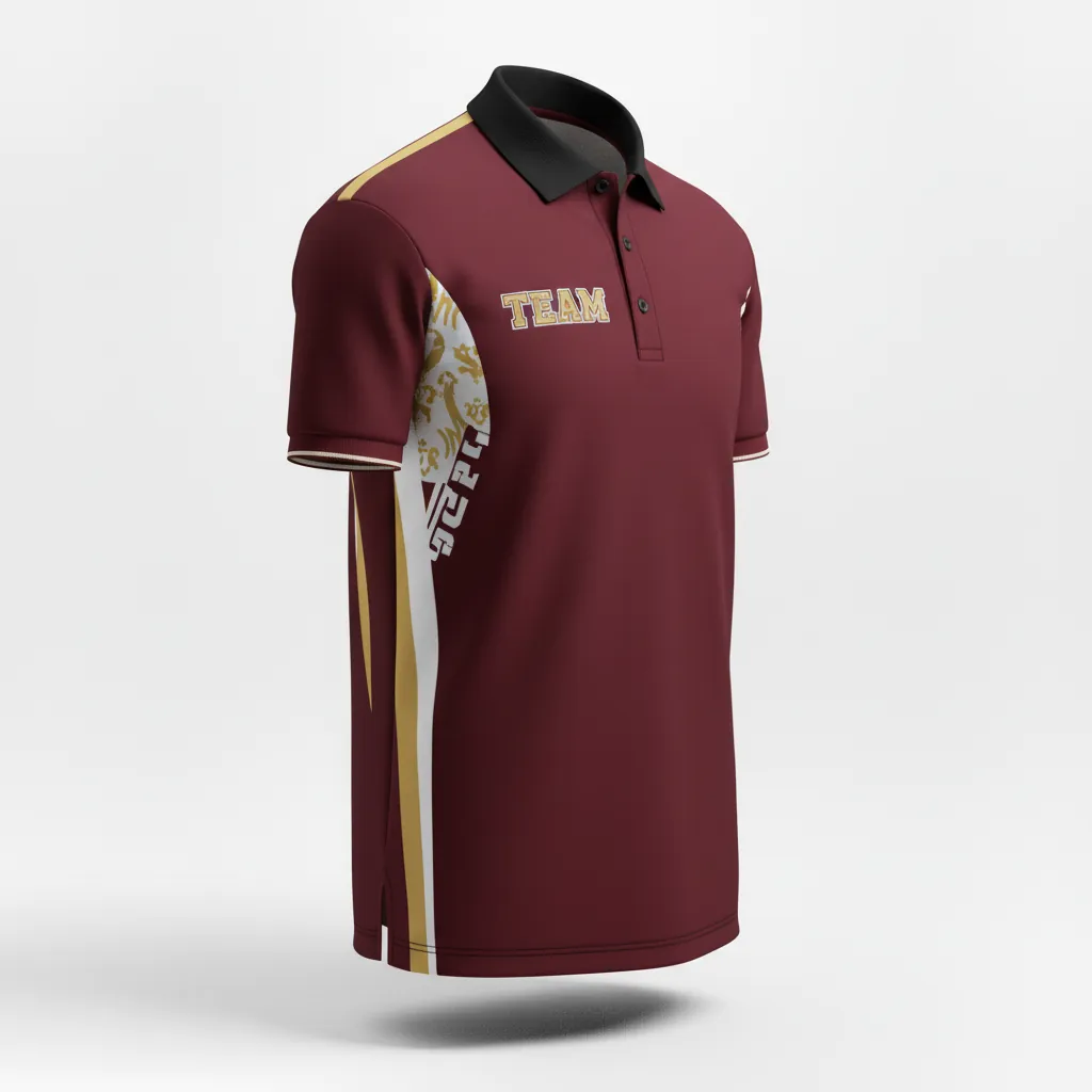Custom Esports Esports Polo Shirt - Gold, White - All Blacks Vegas - Front View - Kinexa Sportswear