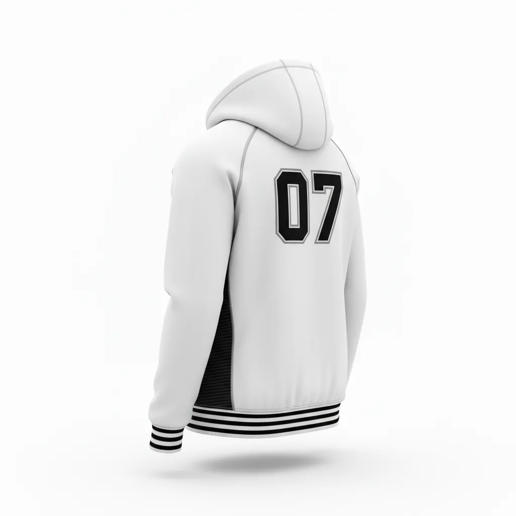 Custom Esports Full Zip Hoodies - Back View - KINEXA