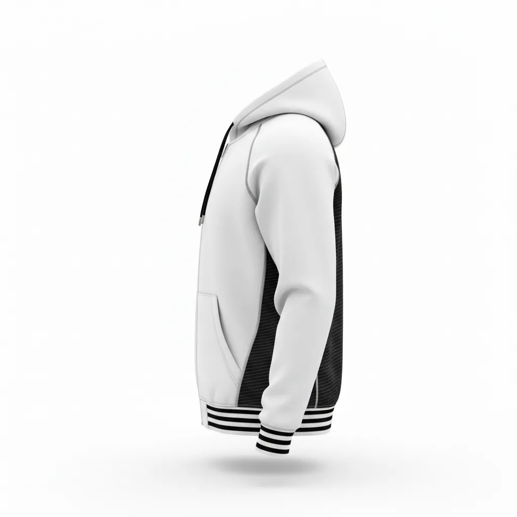 Custom Esports Full Zip Hoodies - Side View - KINEXA
