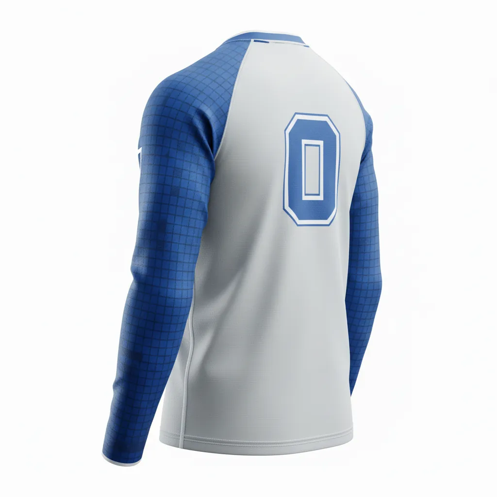 Custom Esports Long Sleeve Jerseys - Back View - KINEXA