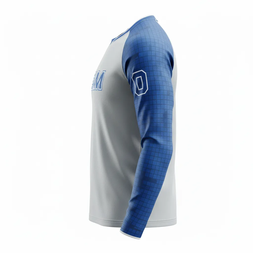 Custom Esports Long Sleeve T-Shirts - Side View - KINEXA