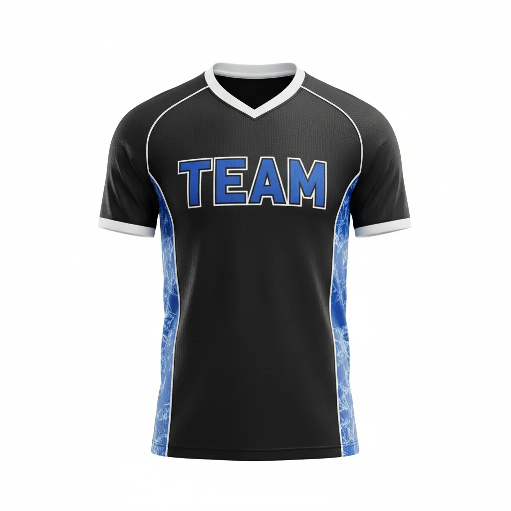 Custom Esports Short Sleeve Esports Jersey - Blue, White - Ss All Blacks Royal - Front View - Kinexa Sportswear