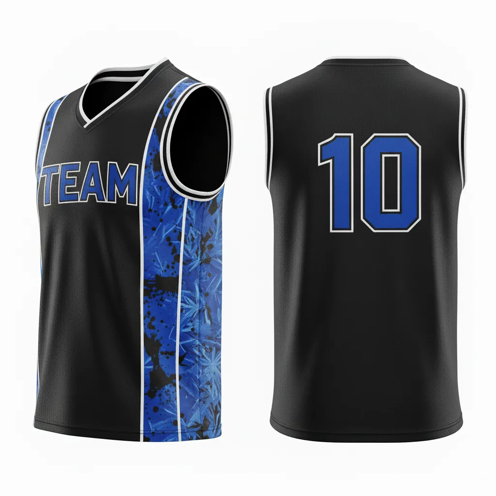 Custom Esports Sleeveless Esports Jersey - Blue, White - All Blacks Royal - Front View - Kinexa Sportswear