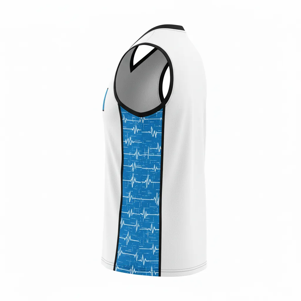 Custom Sleeveless Esports Jerseys - Side View - KINEXA