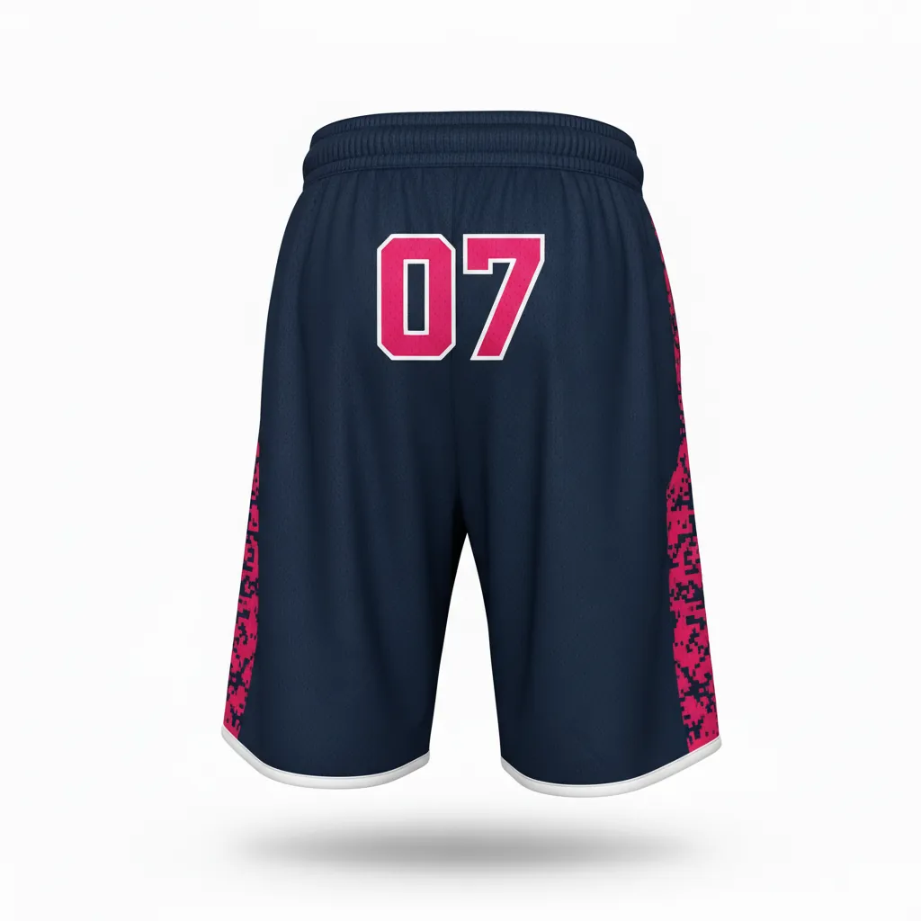 Custom Esports Training Shorts - Back View - KINEXA
